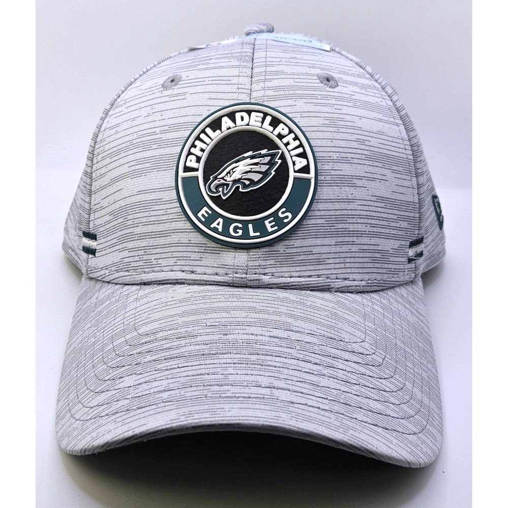 New Era 39THIRTY Philadelphia Eagles NFL Hat Grey Space Dye Small Medium